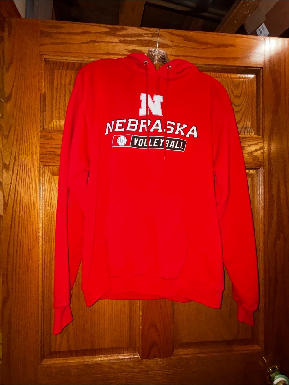Champion Nebraska Volleyball Red Hoodie
